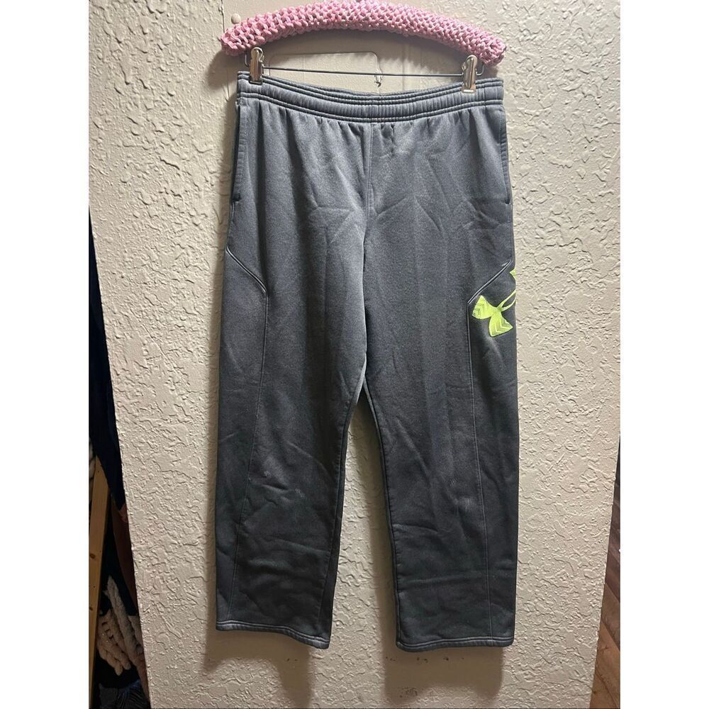 Under Armour Grey Sweatpants Youth Size XL -Flawed Knees